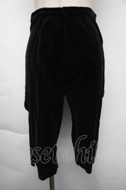 画像1: Jane Marple / ベロアパンツ M ブラック S-25-11-24-064-JM-PA-HR-ZS