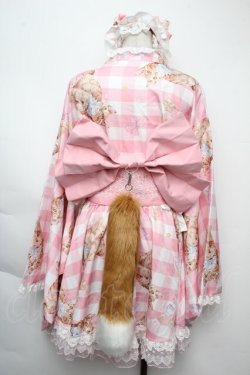 画像2: To Alice / 猫浴衣セット  ピンク S-25-11-24-006-LO-OP-HR-ZS
