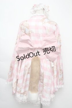 画像2: To Alice / 猫浴衣セット  ピンク S-25-11-24-006-LO-OP-HR-ZS