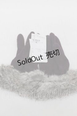 画像2: axes femme / 指輪風エレガント手袋  パープル S-25-11-24-001-AX-BL-HR-ZS