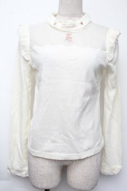 画像1: LIZ LISA / 切替リブトップス  オフ S-25-11-24-014-LO-TO-AS-ZS