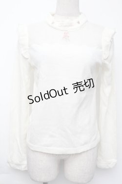 画像1: LIZ LISA / 切替リブトップス  オフ S-25-11-24-014-LO-TO-AS-ZS