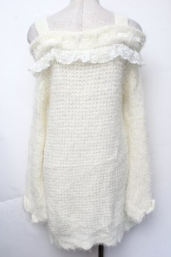 画像2: LIZ LISA / 肩開きニットチュニック  オフ S-25-11-24-015-LO-OP-AS-ZS