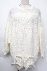 LIZ LISA / スカラップニットワンピース  オフ S-25-11-24-016-LO-OP-AS-ZS