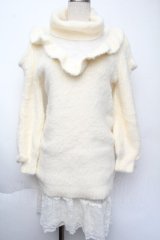 LIZ LISA / ハイネックニットワンピース  オフ S-25-11-24-018-LO-OP-AS-ZS