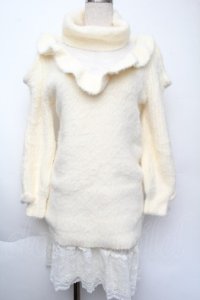 LIZ LISA / ハイネックニットワンピース  オフ S-25-11-24-018-LO-OP-AS-ZS