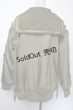 画像2: CuLLt / セーラーブルゾン  カーキ S-25-11-24-021-PU-JA-HR-ZS