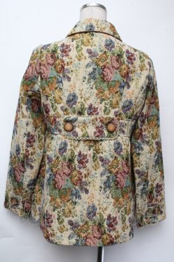 画像2: axes femme / ゴブランダブルボタンジャケット  ベージュ S-25-11-24-022-AX-JA-HR-ZS