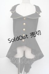 metamorphose / Gabriel ロング燕尾ベスト 2 黒 S-25-11-24-025-ME-JA-HR-ZS