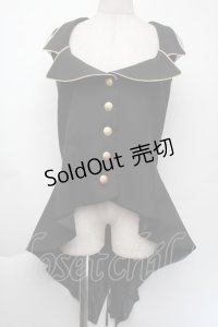 metamorphose / Gabriel ロング燕尾ベスト 2 黒 S-25-11-24-025-ME-JA-HR-ZS