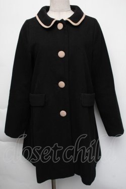 画像1: F i.n.t / バイカラーロングコート  黒ｘ茶 S-25-11-24-027-CA-CO-HR-ZS