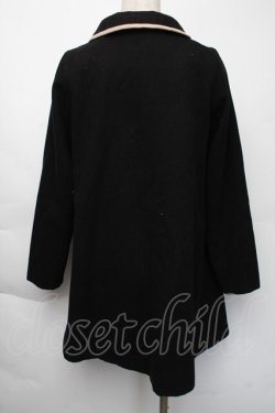 画像2: F i.n.t / バイカラーロングコート  黒ｘ茶 S-25-11-24-027-CA-CO-HR-ZS