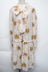 axes femme / 花柄ワンピース M キナリ S-25-11-24-030-AX-SK-HR-ZS