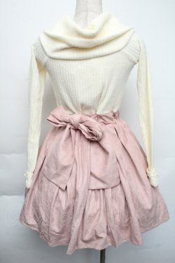 画像2: LIZ LISA / ニット切替ワンピース  オフｘピンク S-25-11-24-031-LO-OP-AS-ZS