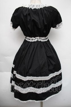 画像2: Moonrise Theater / レースワンピース  黒ｘ白 S-25-11-24-033-LO-OP-HR-ZS