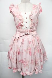 LIZ LISA / パラソル柄ワンピース  ピンク S-25-11-24-036-LO-OP-HR-ZS