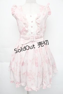 画像1: LIZ LISA / パラソル柄ワンピース  ピンク S-25-11-24-036-LO-OP-HR-ZS