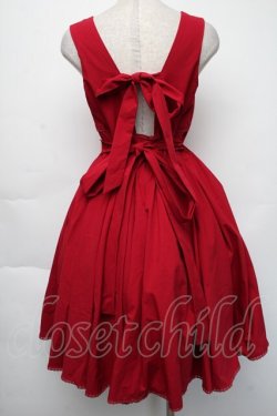 画像2: SOUL FAITH / ジャンパースカート  赤 S-25-11-24-038-LO-OP-HR-ZS