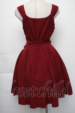 画像2: Secret Honey / コーデュロイジャンパースカート  ワイン S-25-11-24-039-CA-OP-AS-ZS