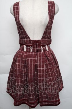 画像1: LIZ LISA / ツイードスカート  ワイン S-25-11-24-040-LO-SK-AS-ZS