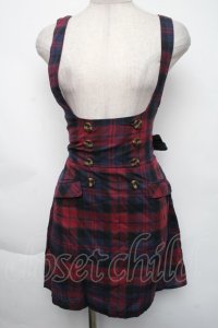 TRALALA / チェックワンピース  赤ｘ紺 S-25-11-24-041-LO-OP-AS-ZS
