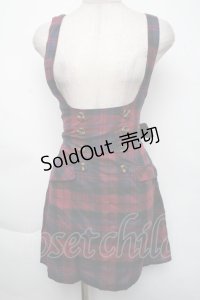 TRALALA / チェックワンピース  赤ｘ紺 S-25-11-24-041-LO-OP-AS-ZS