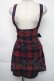 画像1: TRALALA / チェックワンピース  赤ｘ紺 S-25-11-24-041-LO-OP-AS-ZS (1)