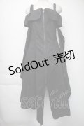 BPN / オフショルダーイレヘムワンピース  黒 S-25-11-24-044-GO-OP-HR-ZS