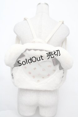 画像1: BABY,THE STARS SHINE BRIGHT / くまくみゃちゃんのハート窓リュック  オフ S-25-11-24-005-BA-BG-AS-ZS