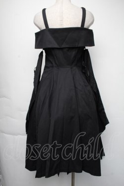 画像2: BPN / オフショルダーイレヘムワンピース  黒 S-25-11-24-044-GO-OP-HR-ZS