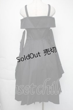 画像2: BPN / オフショルダーイレヘムワンピース  黒 S-25-11-24-044-GO-OP-HR-ZS
