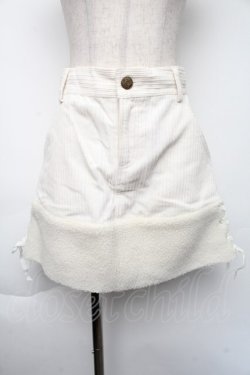 画像1: LIZ LISA / 裾ボアスカート  白 S-25-11-24-046-LO-SK-AS-ZS