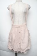 LIZ LISA / リボン刺繍ポケットスカート  ピンク S-25-11-24-049-LO-SK-AS-ZS