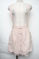 LIZ LISA / リボン刺繍ポケットスカート  ピンク S-25-11-24-049-LO-SK-AS-ZS