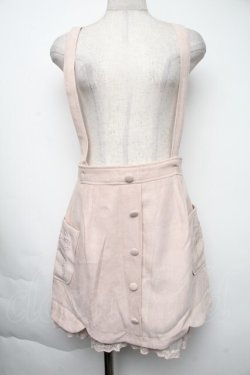 画像1: LIZ LISA / リボン刺繍ポケットスカート  ピンク S-25-11-24-049-LO-SK-AS-ZS