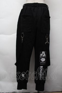 画像2: KRY CLOTHING / サス付きZIPスウェットパンツ  黒 S-25-11-26-055-EL-PA-HR-ZS