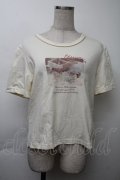 F i.n.t / ピクニックフォトプリントTシャツ  アイボリー S-25-11-26-009-CA-TS-HR-ZS