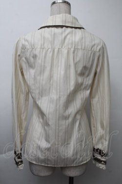 画像2: axes femme / タイ付きフリルブラウス  オフ S-25-11-26-010-AX-BL-AS-ZS