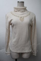 axes femme / リブニットプルオーバー  オフ S-25-11-26-012-AX-TO-AS-ZS