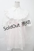 pain / 2WAYチュールレイヤードシャツドレス  白ｘピンク S-25-11-26-013-LO-OP-HR-ZS