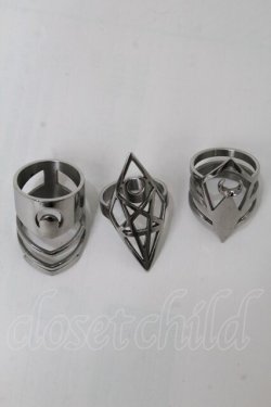 画像1: KILL STAR / リング  シルバー S-25-11-26-002-SL-AC-HR-ZS