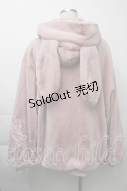 画像1: Ank Rouge / うさちゃんファーブルゾン  ピンク S-25-11-26-020-CA-CO-HR-ZS