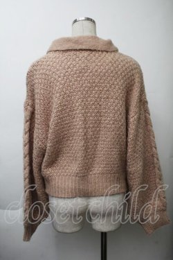 画像2: F&A / ボウタイ付きケーブルニットプルオーバー  ベージュ S-25-11-26-022-LO-TO-HR-ZS