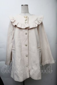 Swankiss / ファー付きビジューコート  ベージュ S-25-11-26-024-CA-CO-HR-ZS