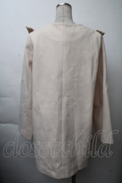 画像2: Swankiss / ファー付きビジューコート  ベージュ S-25-11-26-024-CA-CO-HR-ZS