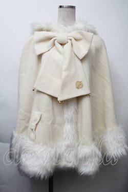 画像1: metamorphose / くまみみマント  オフ S-25-11-26-025-ME-CO-AS-ZS