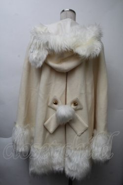 画像2: metamorphose / くまみみマント  オフ S-25-11-26-025-ME-CO-AS-ZS