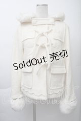 LIZ LISA / ファー付きショートダッフルコート  キナリ S-25-11-26-028-LO-CO-HR-ZS