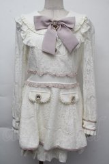 LIZ LISA / レースセットアップ  白ｘピンク S-25-11-26-031-LO-OP-AS-ZS