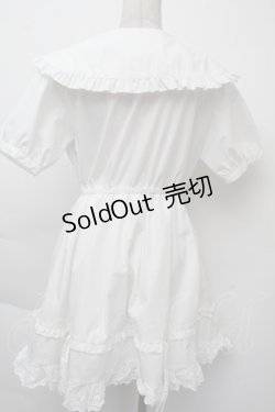 画像2: 【SALE】merry jenny / リボンフレアミニワンピース  白 S-25-11-26-032-LO-OP-HR-ZT516